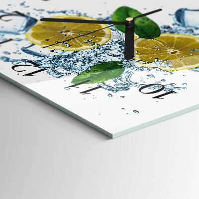 Glas vægur Citrusfrugter