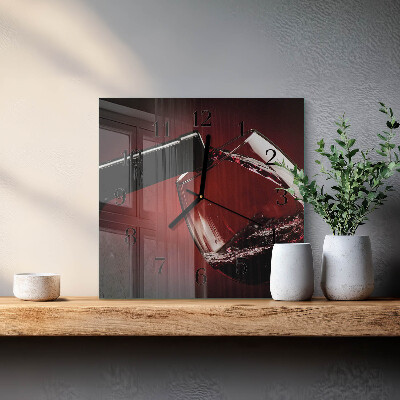 Glas vægur Et glas vin