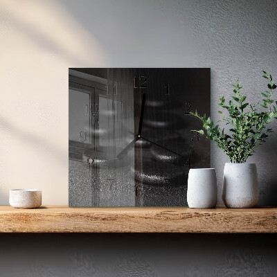 Glas vægur Zen-sten