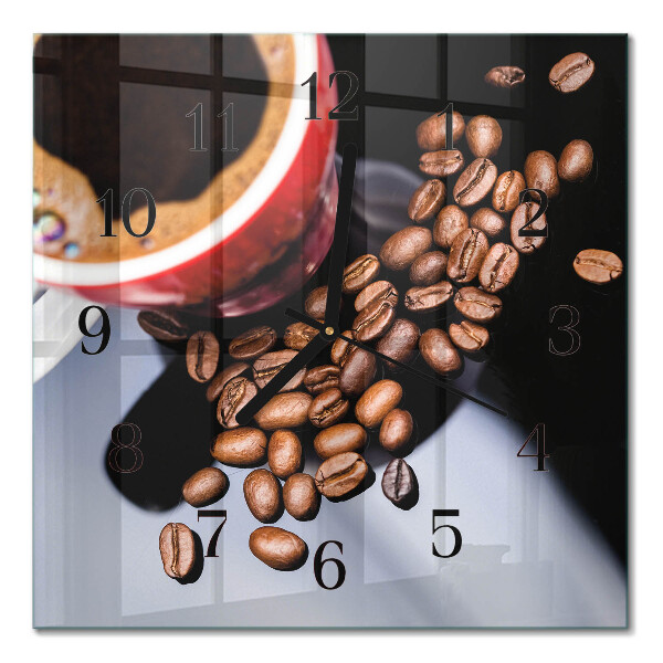 Glas vægur En kop kaffe