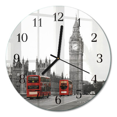 Rundt glas vægur London
