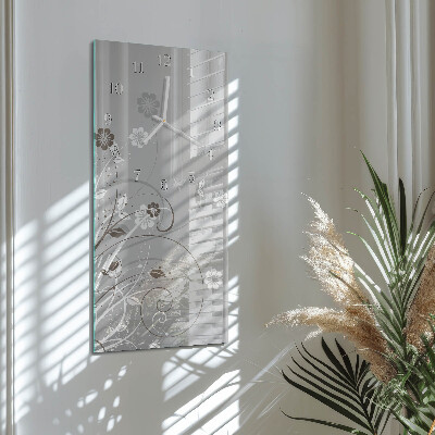 Zegar ścienny cichy mechanizm Blomster