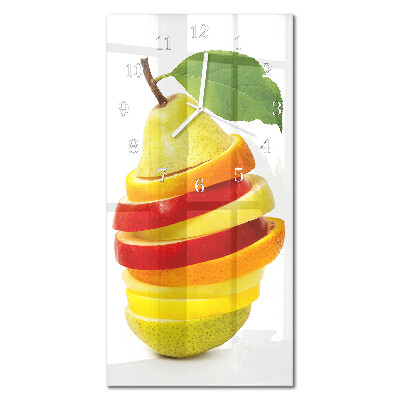 Prostokątny zegar ścienny Frugt