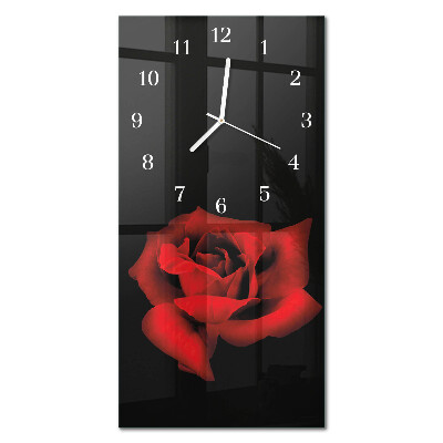 Szklany zegar Rose