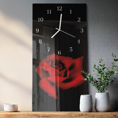 Szklany zegar Rose