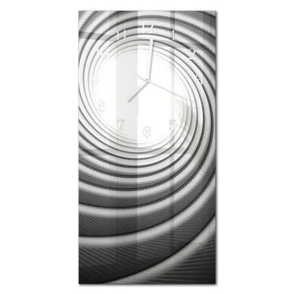 Zegar szklany prostokątny Vortex