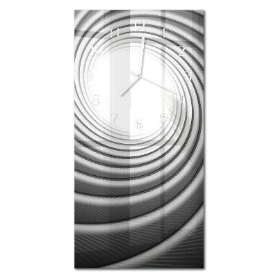 Zegar szklany prostokątny Vortex