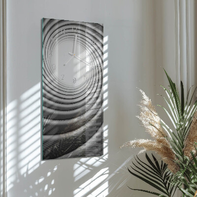 Zegar szklany prostokątny Vortex