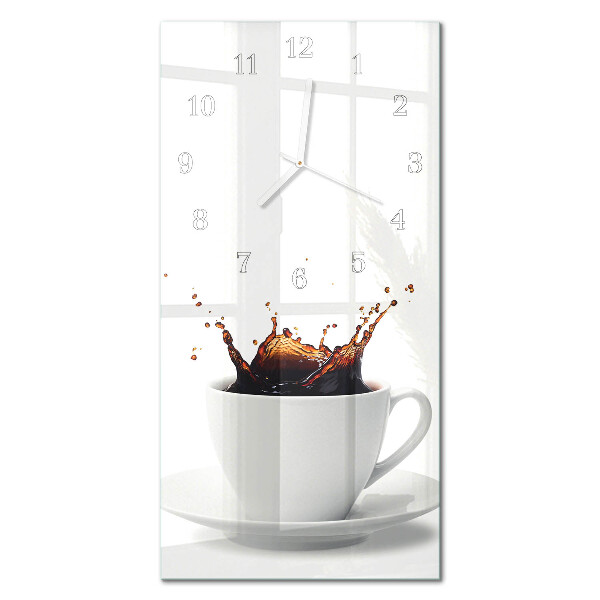 Szklany zegar Kaffe