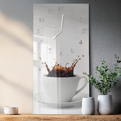 Szklany zegar Kaffe
