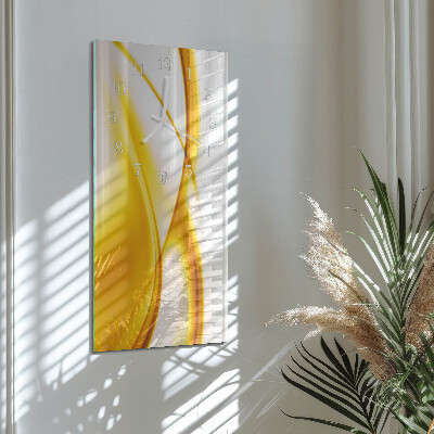 Prostokątny zegar ścienny Abstrakt kunst