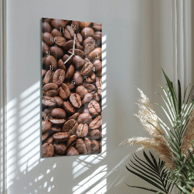 Prostokątny zegar ścienny Koffeinbønner