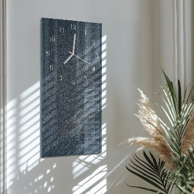 Prostokątny zegar ścienny Plast
