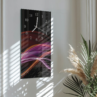 Zegar ścienny cichy mechanizm Abstrakt kunst