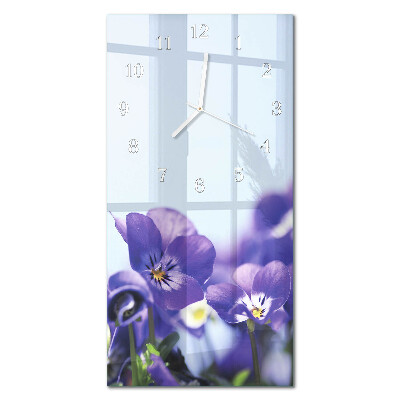 Szklany zegar Blomster