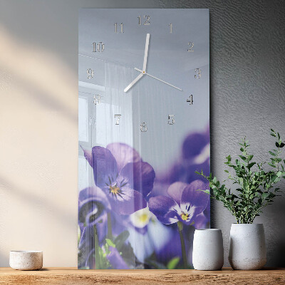 Szklany zegar Blomster