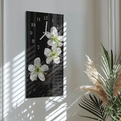 Zegar ścienny bez tykania Blomster