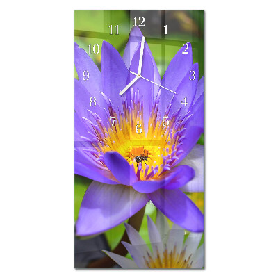 Prostokątny zegar ścienny Blomst