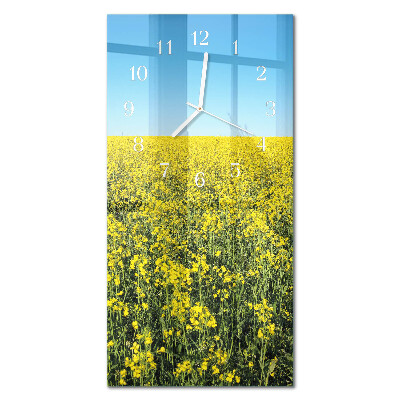Zegar szklany prostokątny Blomsterfelt