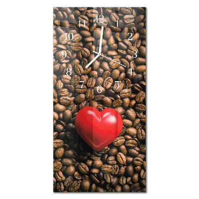 Zegar ścienny bez tykania Kaffebønner
