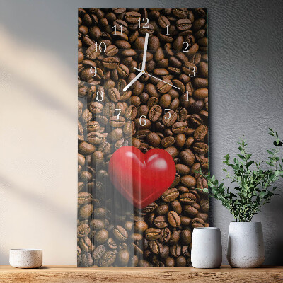 Zegar ścienny bez tykania Kaffebønner