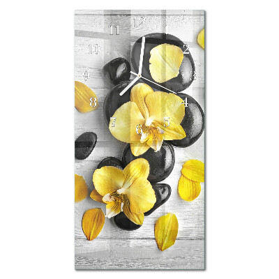 Zegar ścienny cichy mechanizm Blomster Sten
