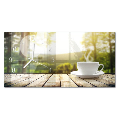 Vandret vægur En kop kaffe