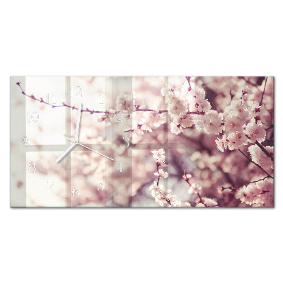 Vandret vægur Kirsebærblomster