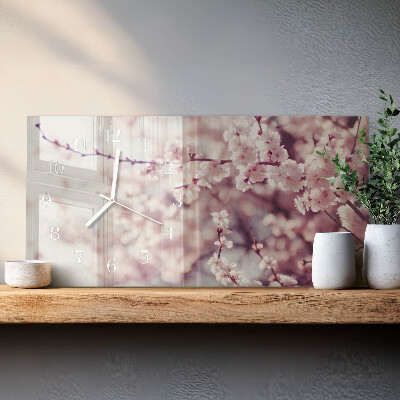 Vandret vægur Kirsebærblomster