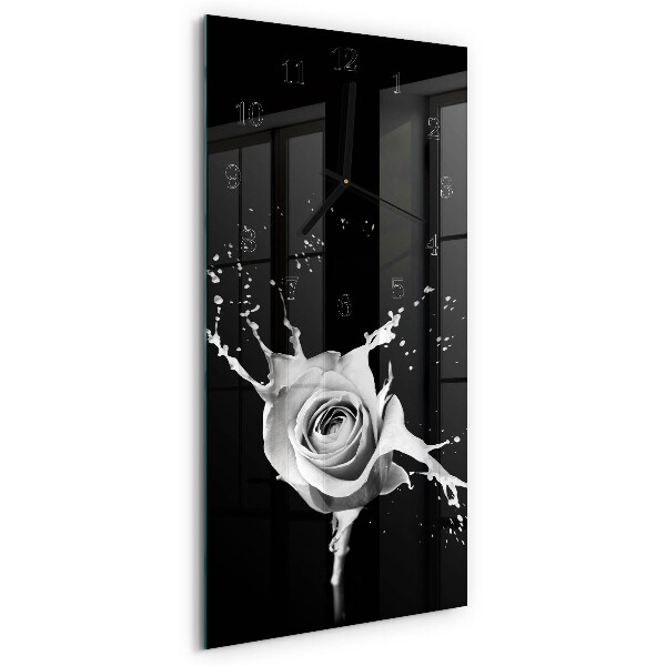 Rektangulært vægur Rose