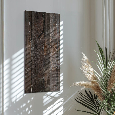 Lodret glas vægur Træ