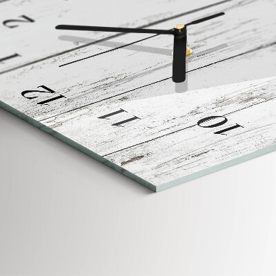 Lodret glas vægur Træ