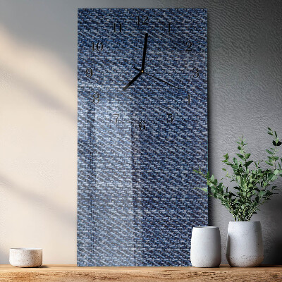 Lodret glas vægur Plast