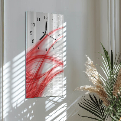 Lodret glas vægur Abstrakt kunst