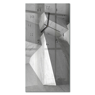 Lodret glas vægur Abstrakt kunst