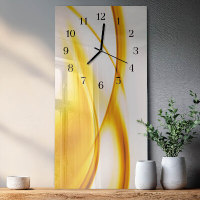 Lodret glas vægur Abstrakt kunst
