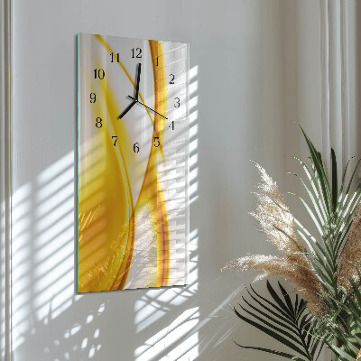 Lodret glas vægur Abstrakt kunst