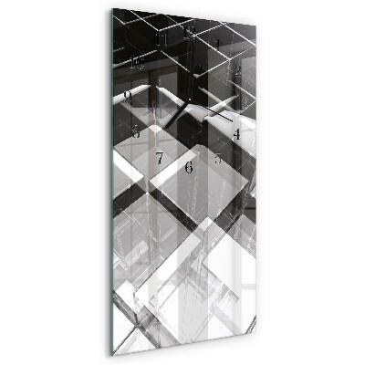 Lodret glas vægur Glasterning