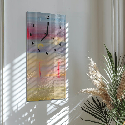 Lodret glas vægur Mønster