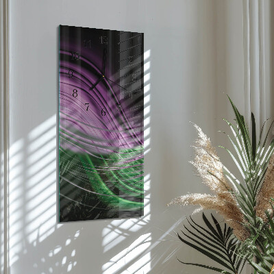 Rektangulært vægur Abstrakt kunst