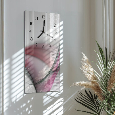 Lodret glas vægur Abstrakt kunst