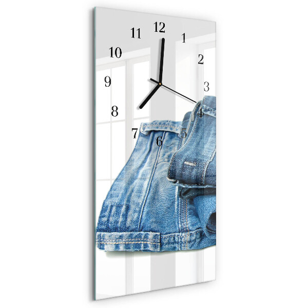 Rektangulært vægur Jeans