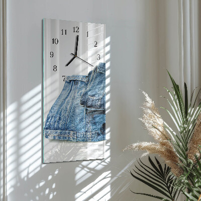 Rektangulært vægur Jeans
