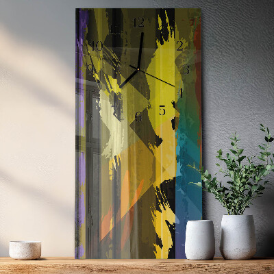 Lodret glas vægur Stykke