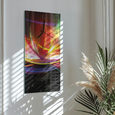 Lodret glas vægur Abstrakt kunst