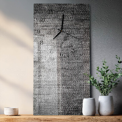 Rektangulært vægur Materiale
