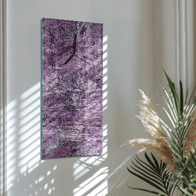 Lodret glas vægur Kaos