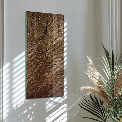 Lodret glas vægur Diamanter