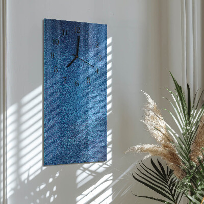 Lodret glas vægur Materiale