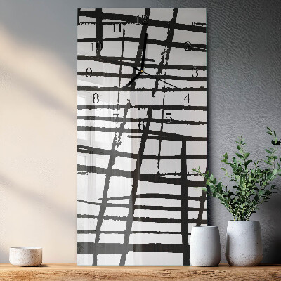 Lodret glas vægur Mønster